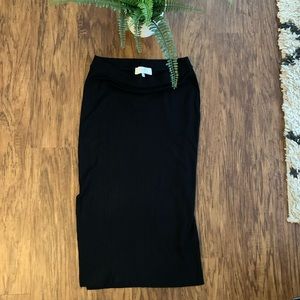 JUST female black pencil skirt